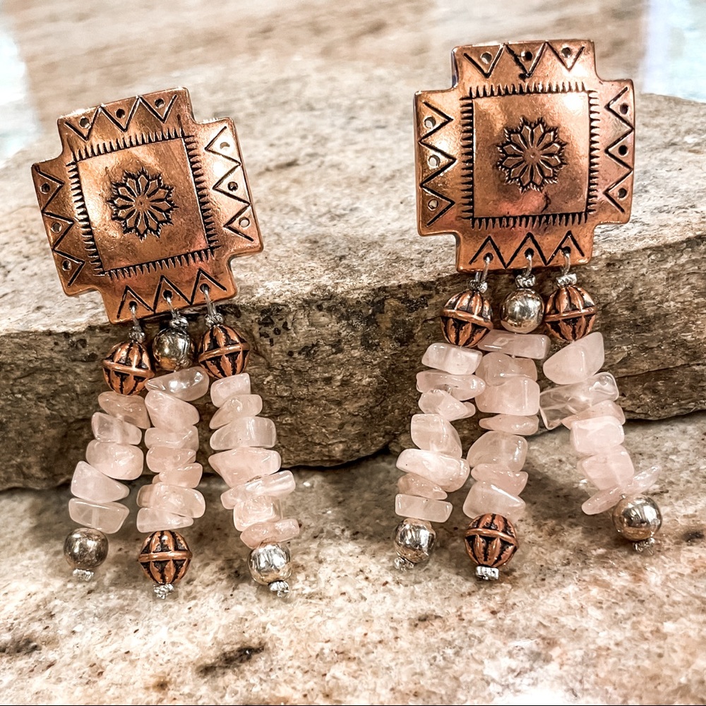 Southwestern Sundance Style Clip On Earrings